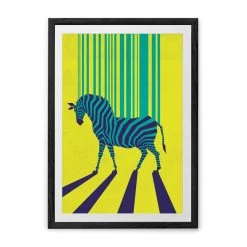 Chumbakdesign Striped Strings Wall Art - Yellow Decor & Living