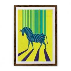 Chumbakdesign Striped Strings Wall Art - Yellow Decor & Living