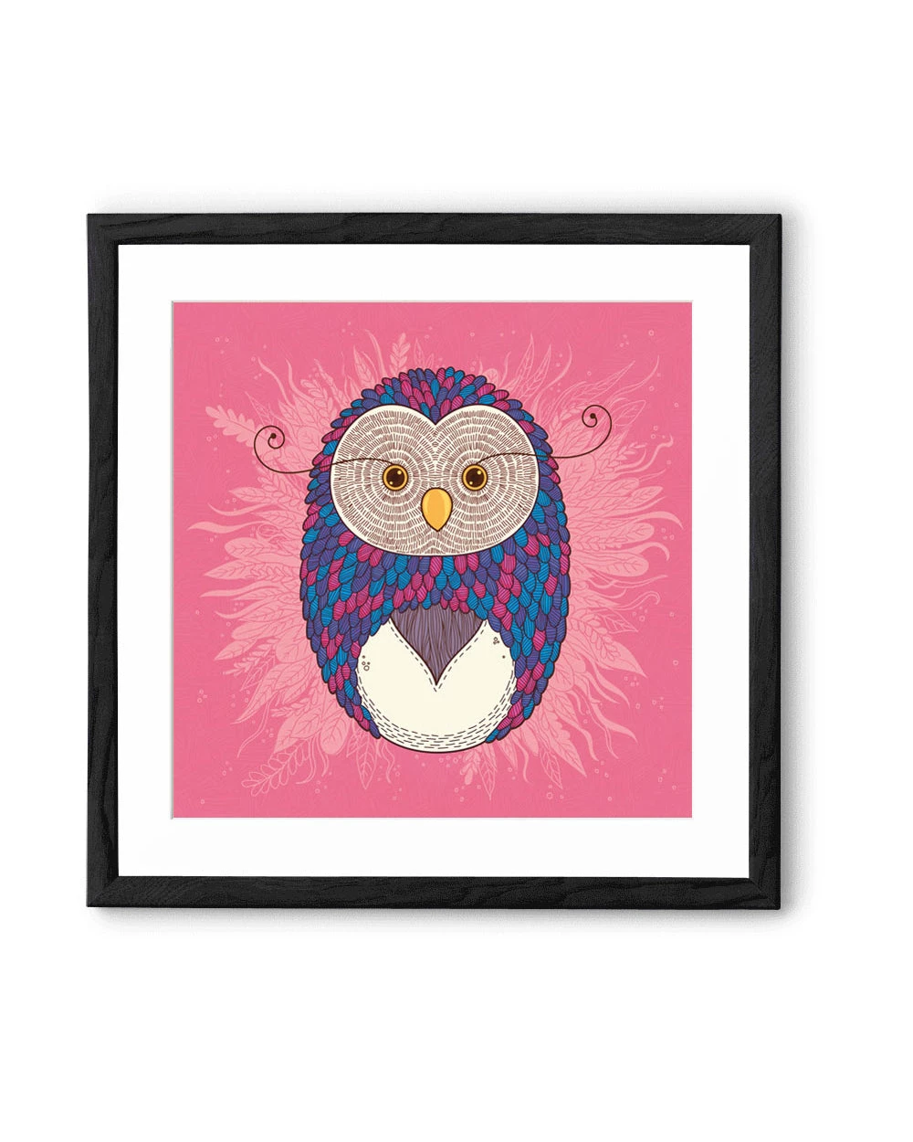 Chumbakdesign Sweater Feather Wall Art - Pink 6 Chumbakdesign Sweater Feather Wall Art - Pink