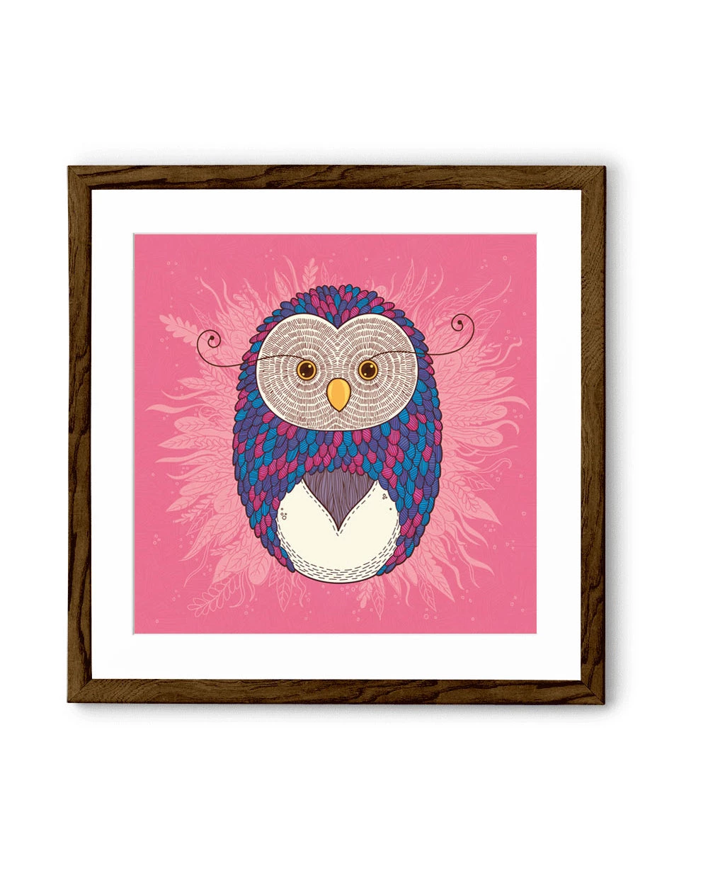 Chumbakdesign Sweater Feather Wall Art - Pink 7 Chumbakdesign Sweater Feather Wall Art - Pink