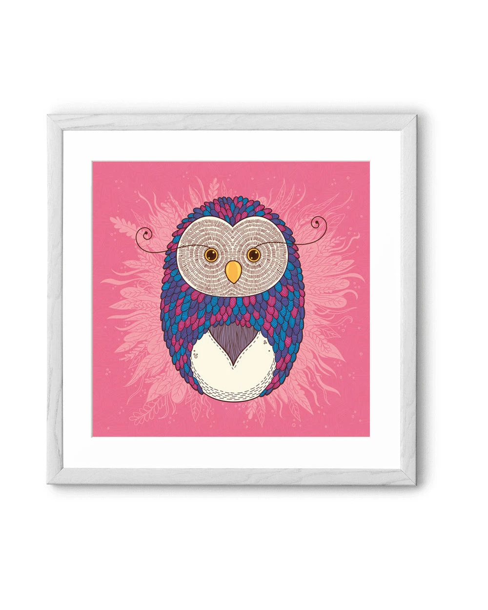 Chumbakdesign Sweater Feather Wall Art - Pink 8 Chumbakdesign Sweater Feather Wall Art - Pink