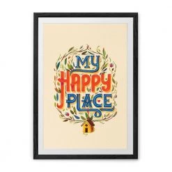 Chumbakdesign Decor & Living Where The Heart Is Wall Art - Cream