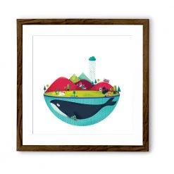 Chumbakdesign Whale Of A Time Wall Art Decor & Living