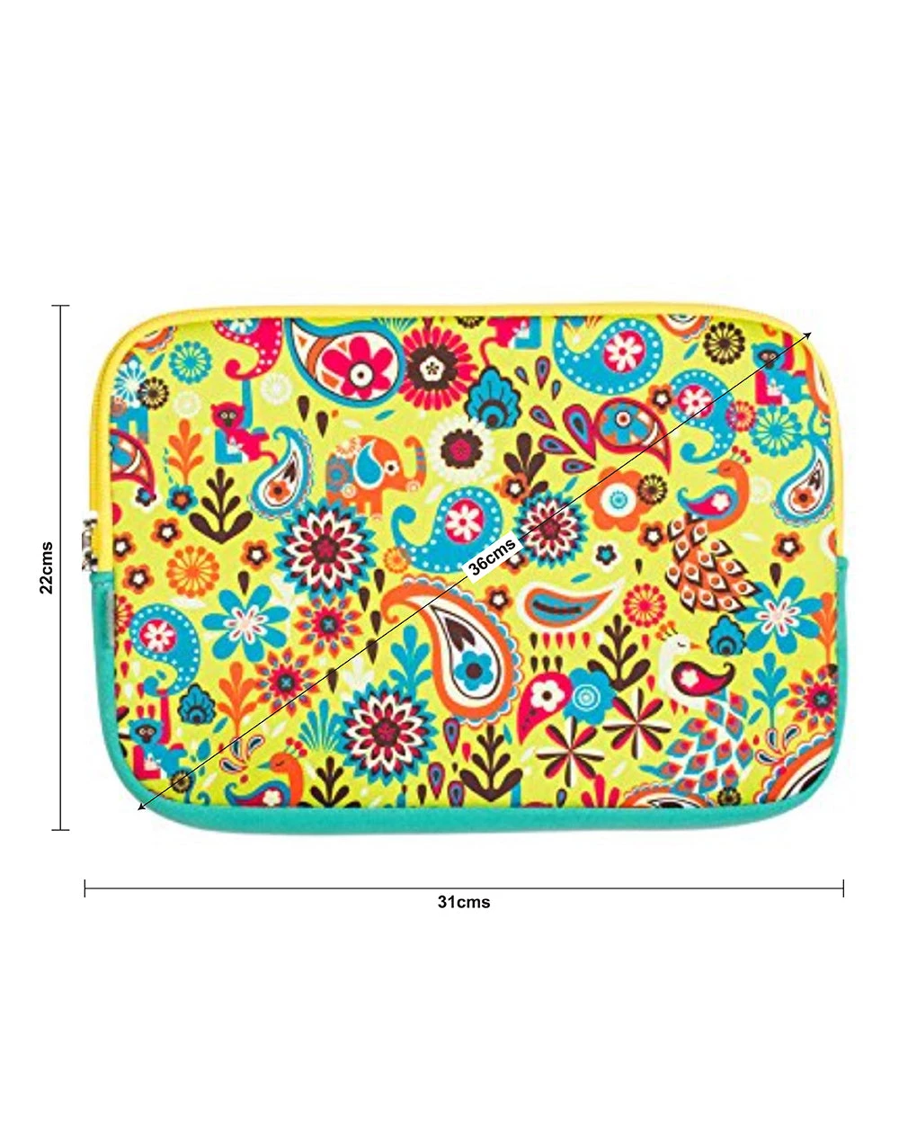 Chumbakdesign Bags & Accessories Paisley Party Laptop Sleeve - 11.6” 7 Chumbakdesign Bags & Accessories Paisley Party Laptop Sleeve - 11.6”