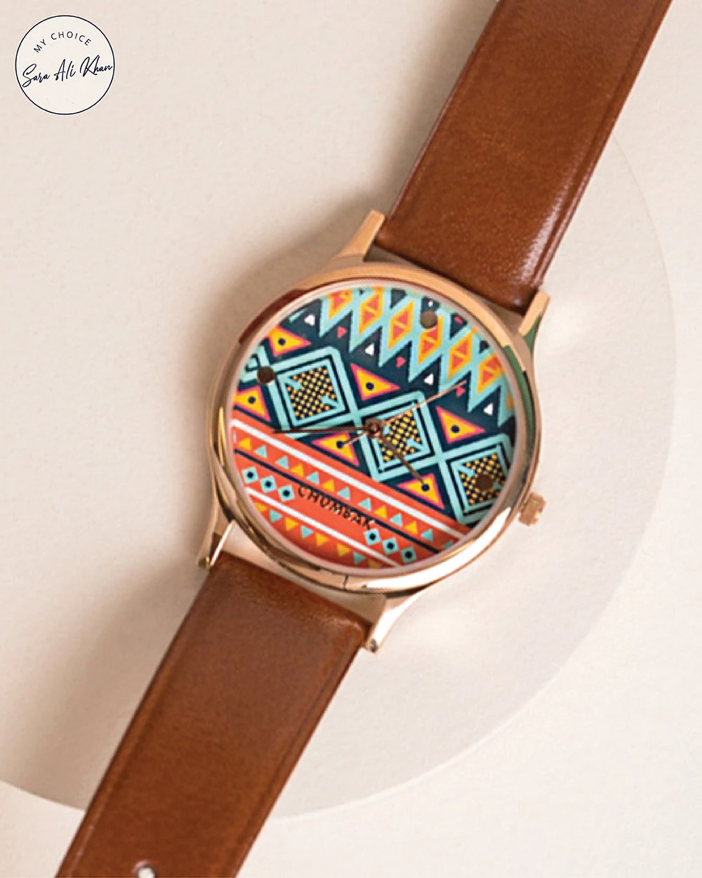 Chumbakdesign Watches & Jewellery TEAL By Chumbak Aztec Print Wrist Watch 3 Chumbakdesign Watches & Jewellery TEAL By Chumbak Aztec Print Wrist Watch