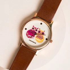 Chumbakdesign Watches & Jewellery TEAL By Chumbak Bestie Cats Wrist Watch