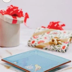 Chumbakdesign Floral Hummingbird Platter