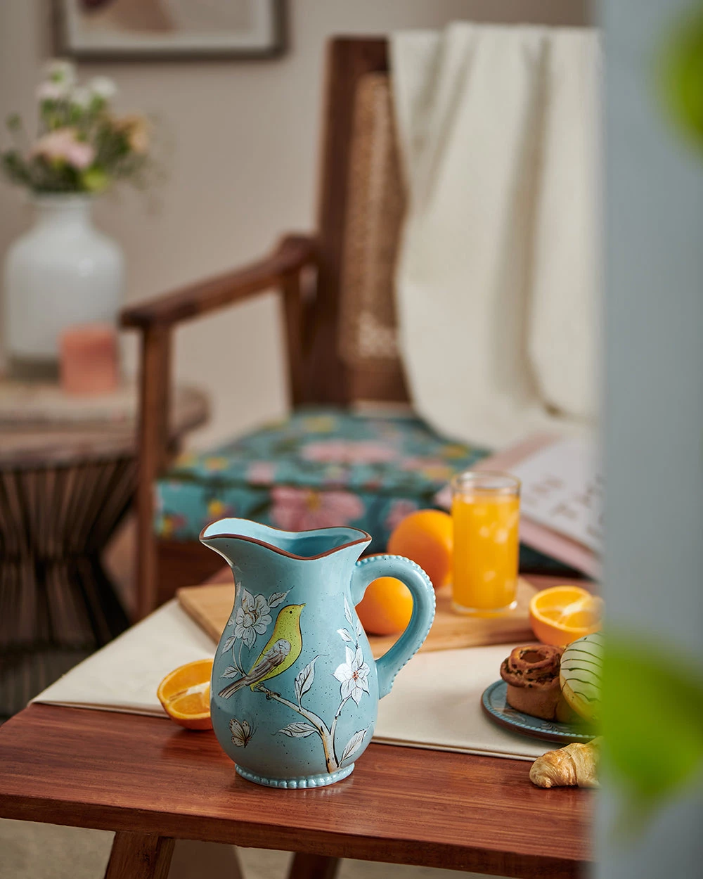 Chumbakdesign Flora Bird Pitcher Dining & Kitchen 3 Chumbakdesign Flora Bird Pitcher Dining & Kitchen