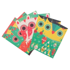 Chumbakdesign Souvenirs & Collectibles Tinsel Town Animals Greeting Card- Set Of 6