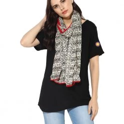 Chumbakdesign Owl Party Pom Pom Scarf Bags & Accessories