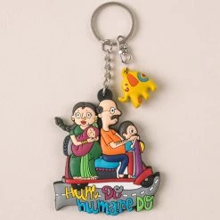 Chumbakdesign Hum Do Hamare Do Keychain Souvenirs & Collectibles