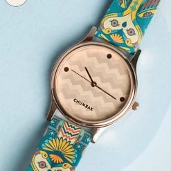 Chumbakdesign TEAL By Chumbak Ornate Illusion Wrist Watch