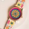 Chumbakdesign TEAL By Chumbak Jungle Burst Wrist Watch