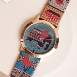 Chumbakdesign Watches & Jewellery TEAL By Chumbak Tribal Elephant Aztec Watch