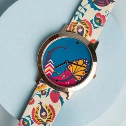 Chumbakdesign Watches & Jewellery TEAL By Chumbak Bohemian Branches Wrist Watch