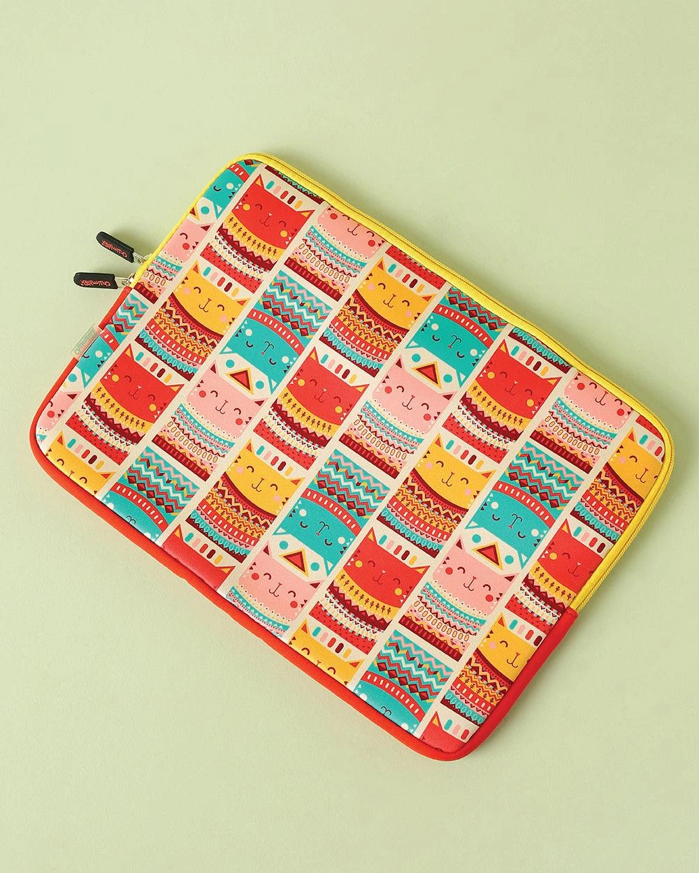 Chumbakdesign Aztec Cats Laptop Sleeve - 15.6” Bags & Accessories 6 Chumbakdesign Aztec Cats Laptop Sleeve - 15.6” Bags & Accessories