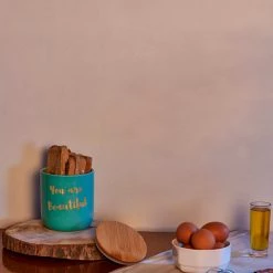 Chumbakdesign Dining & Kitchen You Are Beautiful Storage Jars Teal