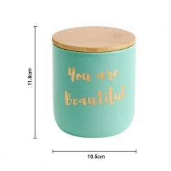 Chumbakdesign Dining & Kitchen You Are Beautiful Storage Jars Teal