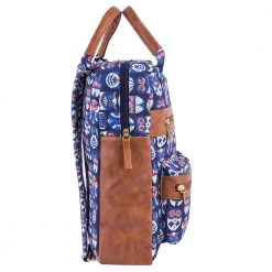 Chumbakdesign Flower Owl Printed Canvas Backpack