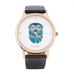 Chumbakdesign TEAL By Chumbak Classic Boho Owl Watch ' Teal