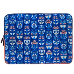 Chumbakdesign Flower Owl Laptop Sleeve - 15.6” Bags & Accessories