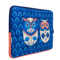 Chumbakdesign Flower Owl Laptop Sleeve - 15.6” Bags & Accessories