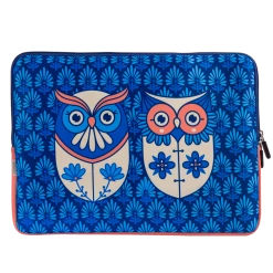 Chumbakdesign Flower Owl Laptop Sleeve - 15.6” Bags & Accessories