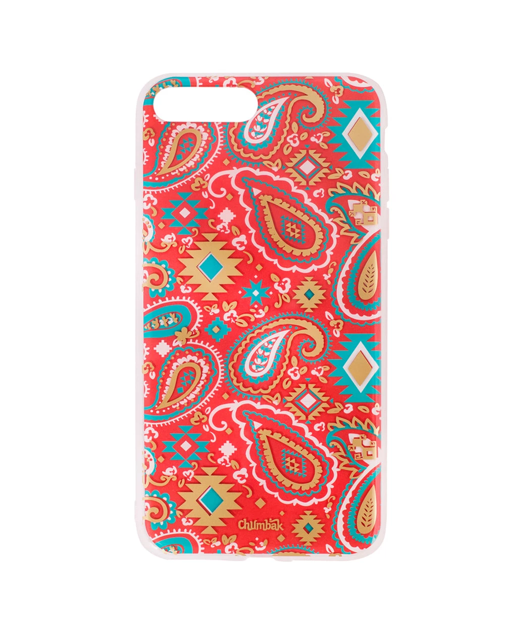 Chumbakdesign Paisley Fiesta Gold IPhone 8 Plus Case 3 Chumbakdesign Paisley Fiesta Gold IPhone 8 Plus Case