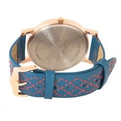 Chumbakdesign Watches & Jewellery TEAL By Chumbak Tulip Garden Quilted Wrist Watch