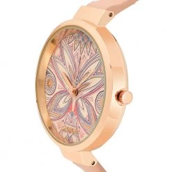 Chumbakdesign Watches & Jewellery Pixie Feathers Watch & Bracelet Set Baby Pink