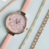 Chumbakdesign Watches & Jewellery Pixie Feathers Watch & Bracelet Set Baby Pink