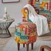 Chumbakdesign The French Pouffe - Floral Swirls Furniture & Storage 2 Chumbakdesign The French Pouffe - Floral Swirls Furniture & Storage