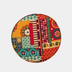 Chumbakdesign The French Pouffe - Floral Swirls Furniture & Storage