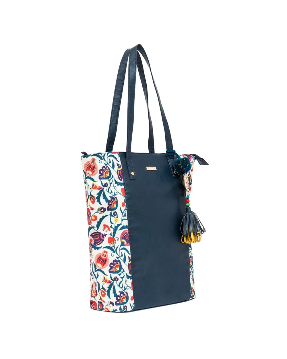 Chumbakdesign Bohemian Branches Tote Bag - Blue Bags & Accessories 4 Chumbakdesign Bohemian Branches Tote Bag - Blue Bags & Accessories