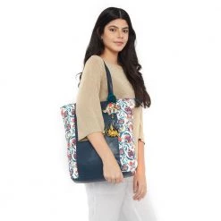 Chumbakdesign Bohemian Branches Tote Bag - Blue Bags & Accessories 15 Chumbakdesign Bohemian Branches Tote Bag - Blue Bags & Accessories