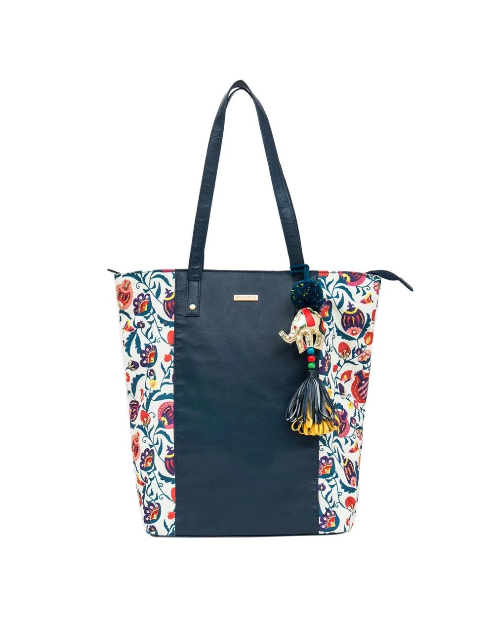 Chumbakdesign Bohemian Branches Tote Bag - Blue Bags & Accessories 3 Chumbakdesign Bohemian Branches Tote Bag - Blue Bags & Accessories