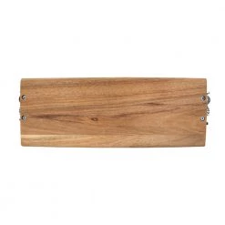 Chumbakdesign Wooden Rectangular Platter & Skewer Set - Owl