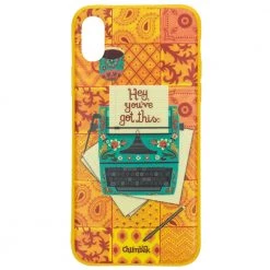 Chumbakdesign Floral Typewriter IPhone X Case Souvenirs & Collectibles