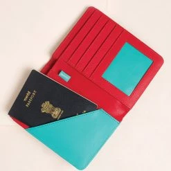 Chumbakdesign Travel Diaries Blue Passport Holder Bags & Accessories