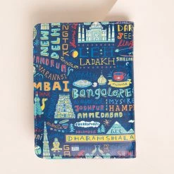 Chumbakdesign Travel Diaries Blue Passport Holder Bags & Accessories