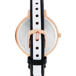 Chumbakdesign TEAL By Chumbak Monochrome Stripes Wrist Watch