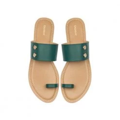 Chumbakdesign Buttoned Up Green Slider - 39