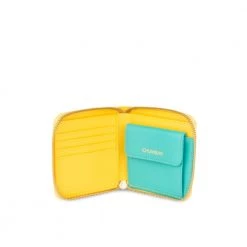 Chumbakdesign Bags & Accessories Panda Face Mini Wallet - Yellow