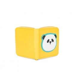Chumbakdesign Bags & Accessories Panda Face Mini Wallet - Yellow