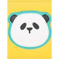 Chumbakdesign Bags & Accessories Panda Face Mini Wallet - Yellow