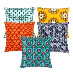 Chumbakdesign Bed & Furnishing Pattern Party Cushion Cover - Set Of 5 21 Chumbakdesign Bed & Furnishing Pattern Party Cushion Cover - Set Of 5