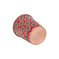 Chumbakdesign Indian Floral Copper Tumbler - Small