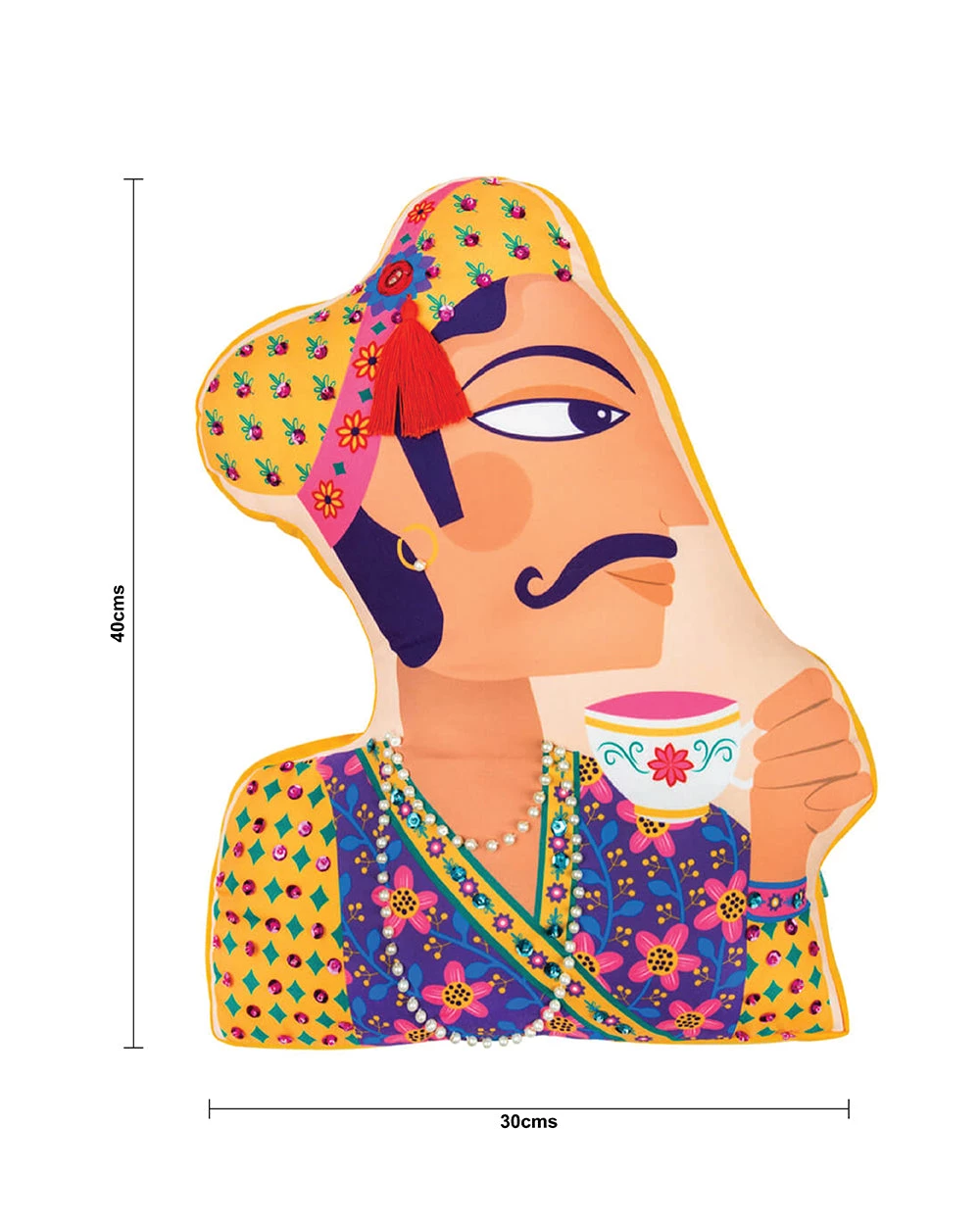 Chumbakdesign Royal Raja Shape Cushion 8 Chumbakdesign Royal Raja Shape Cushion