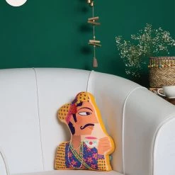 Chumbakdesign Royal Raja Shape Cushion