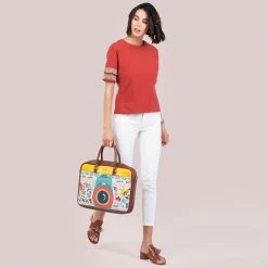 Chumbakdesign Bags & Accessories Floral Camera Laptop Bag